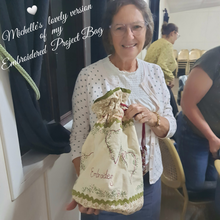 Load image into Gallery viewer, The Embroidered Project Bag Pattern from The Country Collection by Debbie Donegan of Everything Country
