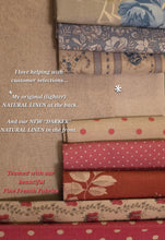 Load image into Gallery viewer, Fine French Fabrics - A Bakers Dozen includes Natural Linen

