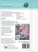 Load image into Gallery viewer, Primrose Path EPP Quilt Pattern by Lilabelle Lane Creations
