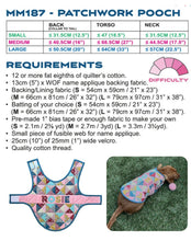 Load image into Gallery viewer, Patchwork Pooch (Dog Jacket) Pattern by Melly and Me
