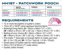 Load image into Gallery viewer, Patchwork Pooch (Dog Jacket) Pattern by Melly and Me
