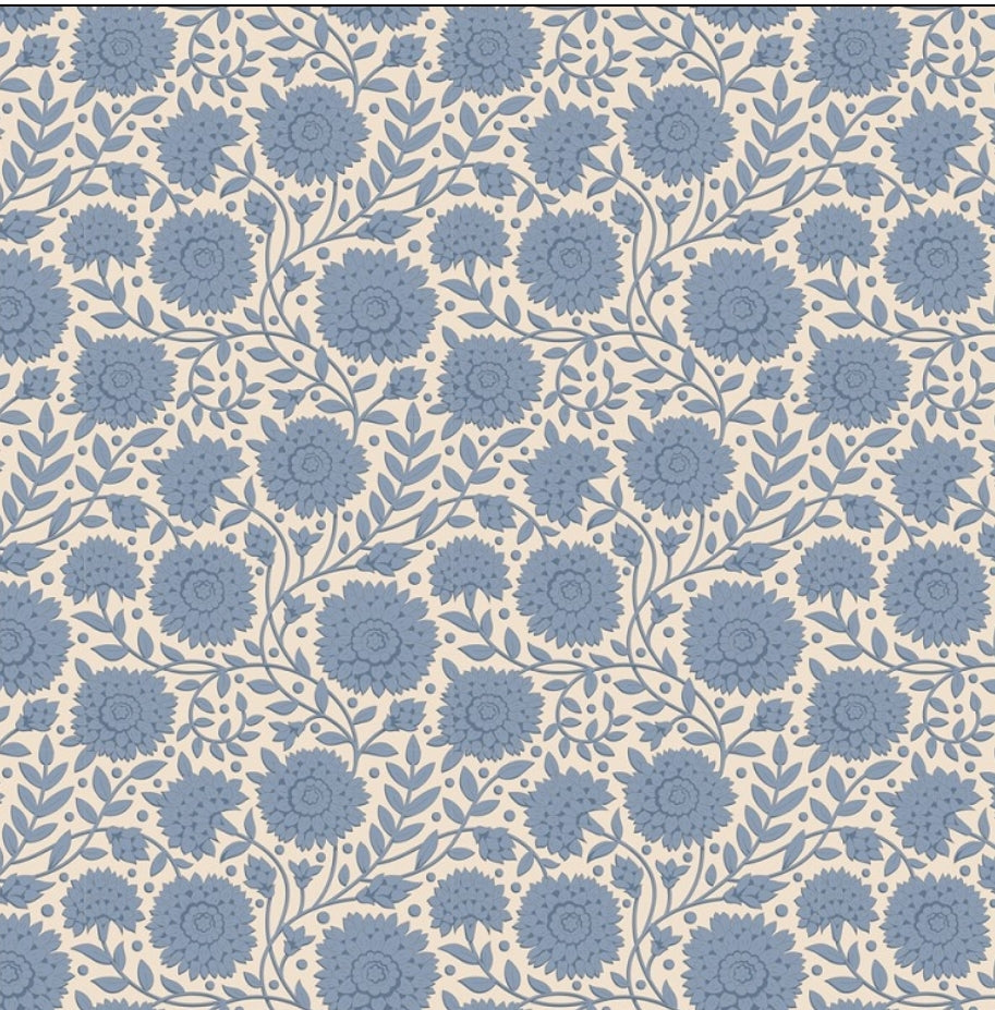 Tilda Aella Blue Fabric