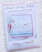 Load image into Gallery viewer, Simple Sewing Folder PATTERN (+PRINTED LINEN) by Molly and Mama
