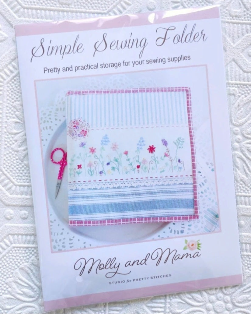 Simple Sewing Folder PATTERN (+PRINTED LINEN) by Molly and Mama