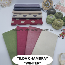 Load image into Gallery viewer, Tilda Chambray Fat Quarter - Seasonal Bundles x 9 pce
