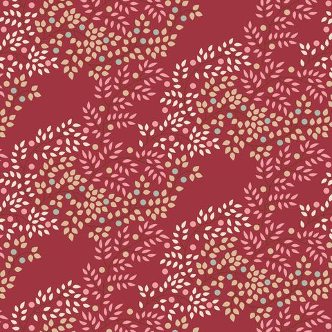 Tilda Creating Memories Berrytangle Burgundy (a lovely deep Red)