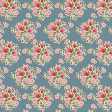 Load image into Gallery viewer, Tilda Creating Memories Lulu Blue Floral Fabric
