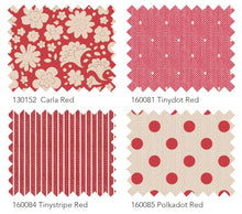Load image into Gallery viewer, Tilda Creating Memories Green Red or Blue Stripe Fabric
