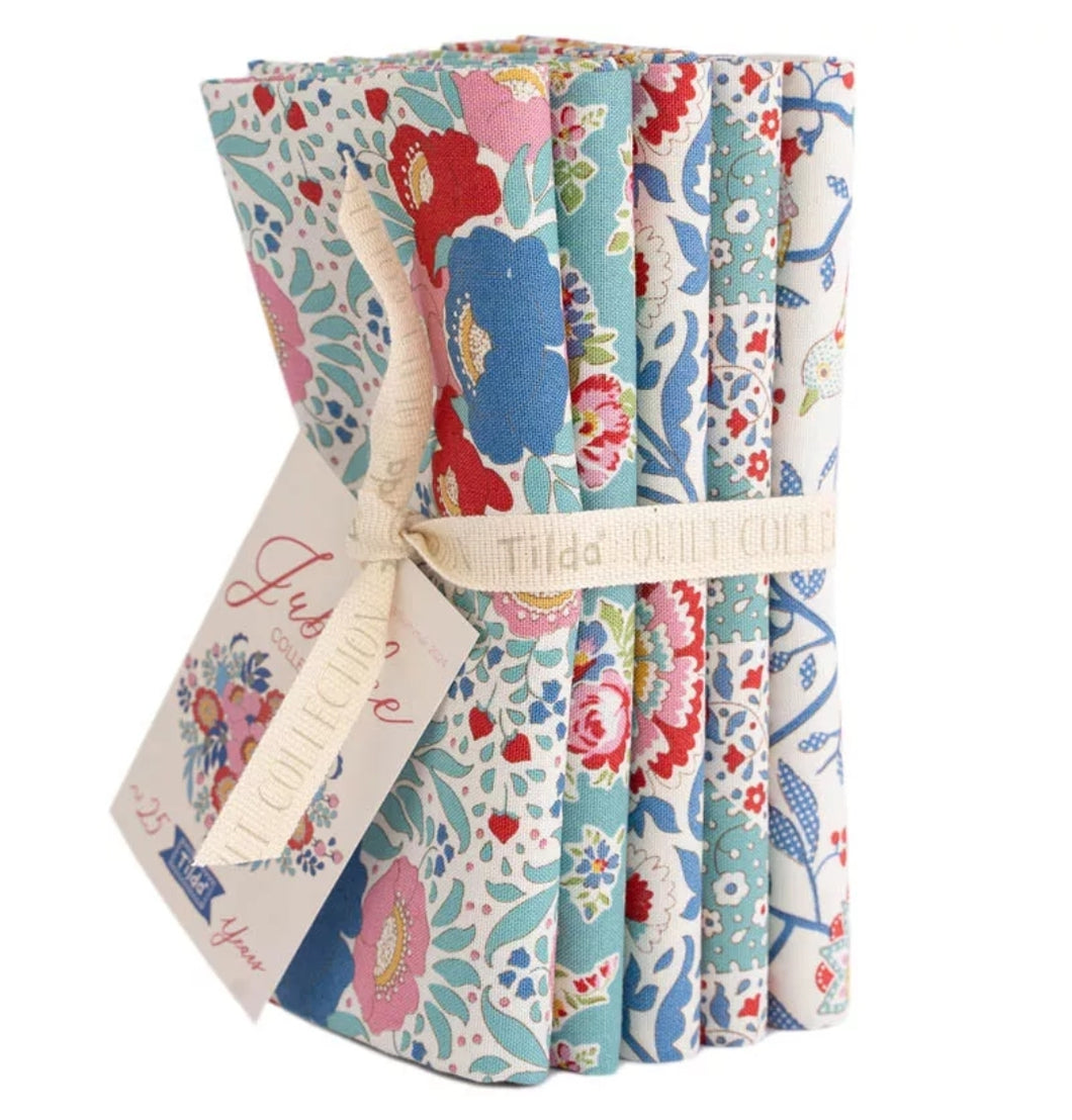 TILDA Jubilee TEAL Fat Quarter Bundle