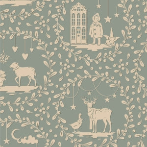 Tilda Merry Little Christmas Paperscenes Duckegg Blue  100629