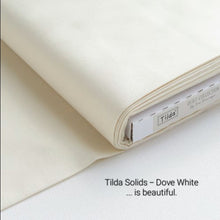 Load image into Gallery viewer, Tilda Solids Dove White fabric (per 25cm)

