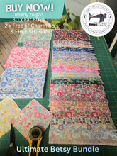 Load image into Gallery viewer, Ultimate Betsy Bundle -Liberty Tana Lawn Betsy Fat 8's x 30! plus freebies
