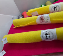 Load image into Gallery viewer, Wool Felt Sheet Colour No. 66 Canary Yellow
