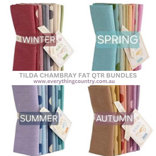 Load image into Gallery viewer, Tilda Chambray Fat Quarter - Seasonal Bundles x 9 pce
