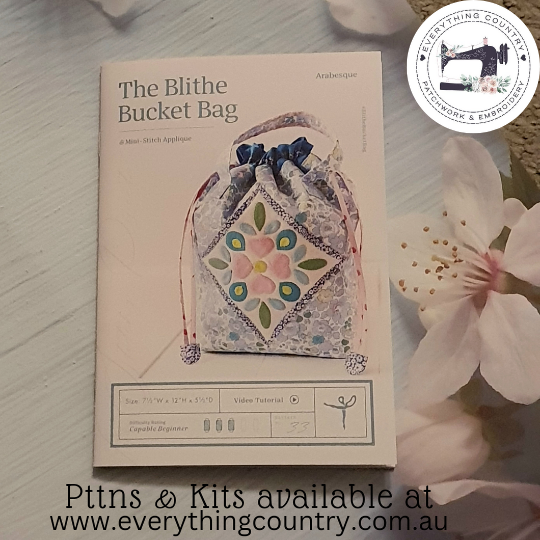 The Blithe Bucket Bag Pattern & Fabric Packs